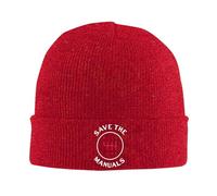 Gorro de Punto Save The Manuals, Gorros de Invierno cálidos, Gorros con Vuelta, Gorro Tipo Reloj para Hombre y Mujer