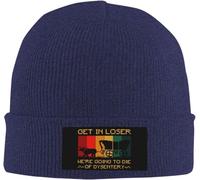 Gorro De Punto Se Mete En Perdedores Vamos A Morir De Disentería Esposados Beanie Hat Calidez Gorro De Invierno Multifuncional Skull Cap para Running Senderismo Trabajo