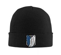 Gorro de Punto Shingeki No Kyojin Gorro cálido Hip-Hop Wings of Freedom Gorras para Hombres y Mujeres