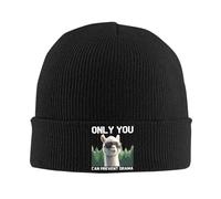 Gorro De Punto Sólo Tú Puedes Evitar El Drama Gorro Elástico Generisch Gorros para Hombre Mujer Adulto