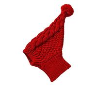 Gorro de punto suave para perro con pompones, protección contra el clima frío, para razas pequeñas, mascotas, actividades al aire libre, vacaciones, sombrero esencial para perros de razas pequeñas