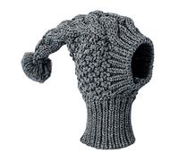 Gorro de punto suave para perro con pompones, protección contra el clima frío, para razas pequeñas, mascotas, actividades al aire libre, vacaciones, sombrero esencial para perros de razas pequeñas