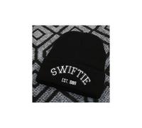Gorro de punto Taylor Swift 1989 para hombre y mujer, elástico, con ala cálida, color negro