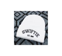 Gorro de punto Taylor Swift 1989 para hombre y mujer, elástico, suave y cálido, color blanco