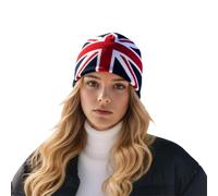 Gorro de punto unisex con orejas para otoño e invierno, diseño térmico acogedor con forro polar suave, ideal para actividades al aire libre y uso diario en climas fríos, talla única ajustable (Red,