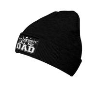 Gorro de Punto Unisex para Adultos, Ideal para Hombres y Mujeres, con la Frase Mis Personas favoritas me Llaman papá. Gorro de Invierno cálido.