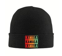 Gorro de Punto Vintage Kamala Harris Gorro otoño e Invierno cálido Unisex para Elecciones presidenciales 2024 Regalo cumpleaños Hombres y Mujeres Regalos Deportivos Exteriores