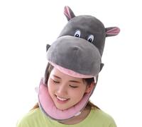Gorro de río de felpa - Sombrero suave con orejas para disfraz de animal, gorra divertida para de cosplay fotográfico, accesorio esponjoso para el carnaval de Halloween pasado | Escénico