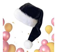 Gorro De Santa Claus,Accesorio Para La Cabeza Con Borde De Felpa Suave | Gorros De Navidad Para Mujeres | Para Mujeres, Familia, Fiestas, Invierno, Fiesta, Cosplay, Halloween, Año Nuevo, Cumpleaños