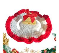 Gorro De Santa para Perros | Lindo Accesorio para Fotos De Alce Suave Y Tejido | Gorro De Invierno Navideño para Perros - para Fiesta Noche Invierno Niños Chicos Chicas Jóvenes Familia Amigos