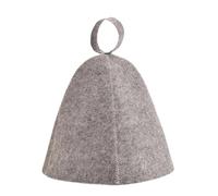 Gorro de Sauna fieltro lana, Banya rusa, cabezales ducha, sombreros, protecciones decorativas, protección contra el calor extremo, 3 uds para Mujer Hombre(Gray)
