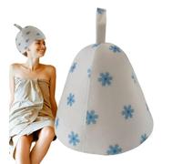 Gorro de sauna para hombres, gorro de sauna - Tesoro engrosado para ducha | Gorro aislante que absorbe el agua para baño turco, salodo, gorro de sauna de fieltro natural transpirable