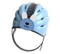 Gorro de seguridad para bebé - 15 cm de protección ajustable para niños pequeños, anticolisiones, suave fibra de poliéster transpirable, almohadilla acolchada de EVA, gorro absorbente del sudor