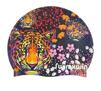 Gorro de Silicona Leopard |Gorro de Natación | Gorro de Piscina | Alta Comodidad y Adherencia | Diseño y Estilo Italiano