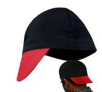 Gorro de soldador - Con forro interior de malla transpirable ignífugo, protector de cabeza, sombrero de soldador para trabajos en caliente, para bricolaje, leñadores y mecánicos de automóviles en