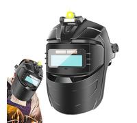 Gorro de soldadura, escudo facial antideslumbrante, casco de seguridad ajustable | Equipo de protección para la cabeza, protección industrial ligera, equipo de fabricación de metales para el uso de