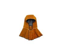 Gorro de soldadura piel vaca, chal for la cabeza, máscara protectora, capucha cuero, casco for eléctrica soldador(Safety Hood)