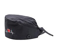 Gorro de trabajo estampado a la moda, informal, unisex, para hombre, talla 8, Negro, Talla única