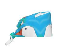 Gorro de trabajo Happy White Goose absorbente del sudor y transpirable, adecuado para obras de construcción, jardinería, trabajo al aire libre