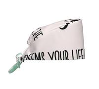 Gorro De Trabajo Salmos 1032-5 Gorro Quirúrgico Unisex Gorro Sanitarios Reutilizable Gorros Enfermera para Chef Veterinarios Personal Médico