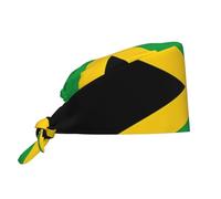 Gorro De Trabajo Unisex, Bandera De Jamaica Gorrso Cocina Cómodo, con Banda Head Caps para Trabajador Chef