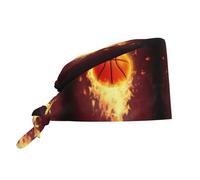 Gorro De Turbante Unisex, Baloncesto A Toda Máquina Cubren Cabeza con Banda, Ajustable Chef Headwear para Mujer Hombre
