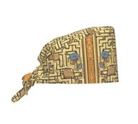 Gorro De Turbante Unisex, Tormenta Ligera Cubren Cabeza con Banda, Cómodo Head Caps para Hombre Chef