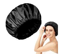 Gorro de vapor para el cabello - Sombrero de acondicionamiento de semillas de lino sin cable, terapia térmica, restauración de la humedad de dispositivos con gorros de ducha, herramientas de secado de