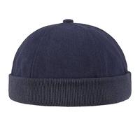 Gorro Docker de Algodón de Hombre | Gorros de algodón 100%| Docker de Talla única (54-61 cm) | con Cierre | Gorros portuarios de Azul| para Llevar Durante Todo el año