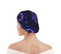 Gorro Ducha Mujer Símbolos geométricos sagrados Sol Luna Psicodelia