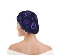 Gorro Ducha Mujer Símbolos geométricos sagrados Sol Luna Psicodélico
