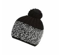 Gorro Eisbär Focus Pompon Unisex De Punto Negro/Blanco