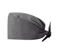Gorro elástico de enfermera, veterinario, para mascotas, hospital, médico, trabajo, quirófano, protector quirúrgico para mujeres, gris, Talla única