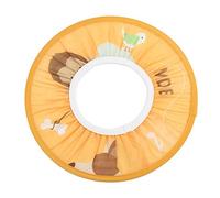 Gorro elástico para lavar con champú para niños, paño suave impermeable para baño, ducha, protección ocular, sombrero para niños, niños, bebés(naranja)
