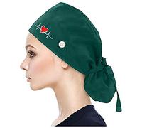 Gorro Enfermera Pelo Largo Gorro Enfermera Mujer Gorro Quirurgico Mujer Con Boton Pack Gorro Cocina Mujer Ajustable Gorro Enfermera Quirofano Gorro Quirurgico Desechable Gorro Quirurgico Mujer