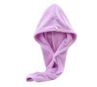 Gorro for dormir, gorro de Sauna, toallas baño microfibra, gorros mano, albornoz, toalla for crecer el cabello, fibra Superfina rápida, 2 uds para Mujer Hombre(Purple)