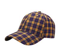 Gorro genérico morado camuflaje al aire libre gorra ajustable pesca caza senderismo baloncesto Snapback sombrero cuadros rojo adulto, amarillo, Talla única