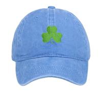 Gorro genérico para hombre de running verde béisbol Cap Sha Mrock Embroidered for Man Women Funny 2 agujeros, azul claro, Talla única