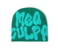 Gorro Graphic MEA Y2k Mujer, Regalo Ideal para Hombre Gorro Culpa De Invierno, Gorra De Calavera Negro Blanco