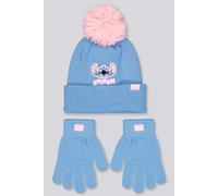 Gorro + Guantes Stitch - Azul - Gorro + Guantes Niños Disney talla UNICA