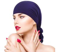 Gorro Hijab para Mujer, 1 Pieza, Bamboo Chemo Headscarf for Women Hair Loss, Suave y Transpirable, Gorros para Quimioterapia y Pérdida de Cabello, diseño de turbantes sellados, Uso Interior y Exterior