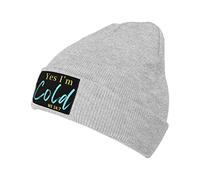 Gorro Hombre Y Mujer Sí, Tengo Frío. Yo 24:7 Unisex Gorra Verano Cómodo Sombrero Elastico, para Snowboard, Escalada, Motociclismo, 56-62cm