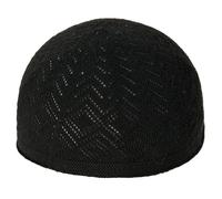 Gorro interior para adultos, unisex, para exteriores, estilo informal, tradicional, para ocasiones culturales, musulmanes, calaveras, algodón, oración, Negro, Talla única