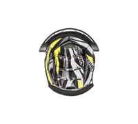 Gorro interior para casco Cassida Cross Pro II negro-blanco-amarillo fluo XL