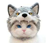 Gorro Invernal para Perros Suave y Divino Disfraz de Lobo Accesorio para