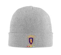 Gorro Invierno 1.ª Brigada De Aviación De La Guerra De Vietnam Clásico Sombreros Cálidos Suave Gorro De Punto para Mujeres Hombre Correr