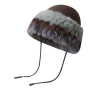 Gorro Invierno Hombre, Gorro de Pescador Tejido Mujer Estilo Favorecedor Accesorio Elegante para Todas Las Temporadas