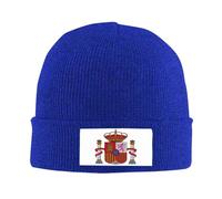 Gorro Invierno Hombre Gorro Reino De España Emblema Nacional Caliente Calavera para Hombre Skullies Mujer Prueba De Viento Knit Calido Unisex Talla Universal