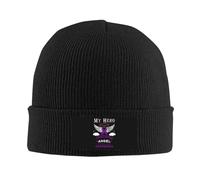 Gorro Invierno Mi héroe Ahora es mi ángel. Concientización sobre