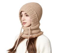 Gorro Invierno Mujer Polar,Gorro De Invierno CáLido Con Orejeras Y Bufanda Desmontable Forrado Con Forro Polar TéRmico Ideal Para Climas FríOs Resistente Al Viento Y Apto Para Esquí Al Aire Libre